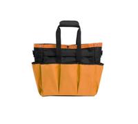 Garden Tool Bag, Heavy Duty Wear-Resistant Multi-Pocket Dual-Purpose (Handheld/Shoulder) Large Capacity Tote for Gardening & Hardware Tools(Orange)