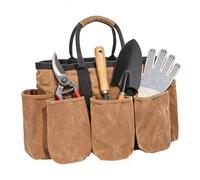 Garden Tool Bag,Multi-Purpose Heavy Duty Canvas Thickened Home Supplies | Organizer Tote Bag | for Men Women Gardening Outdoor Work Camping Construction Planting Florist Vegetables