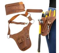 Garden Tool Belt - Multifunctional Belt with Multiple Pockets for Gardening, Waist Apron with Pockets - for Gardeners, Landscapers, Lawn Carpenter Woodworkers, DIY Enthusiasts