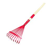 Garden Tool, Kids Outdoor Toy, Beach Spade Set, Wooden Handle Iron Build, Fun Sand Play, Ideal for Boys Girls Yard or Beach, 27.56x6.3 Inches, Red Blue Color, 1 Piece