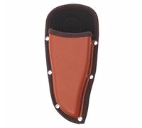 Garden Tool Pouch, PU Secateur Holster for Belt, Pruning Shears Holder | Faux leather pruner holder with belt loop, holds pliers and saws, 21 x 9.5 cm, rivet seams, for orchard and home