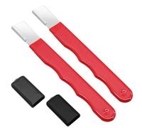 Garden Tool Sharpener Blade Sharpener Pruner Sharpener Tool Effective ＆ Quick Scissor Sharpener Multi Tool Blade Sharpener with Non Slip Handle ＆ Blade Cover 2Pcs