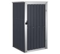 vidaXL Garden Tool Shed Anthracite 88x89x161 cm Galvanised Steel UK NEW