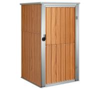 Garden Tool Shed Blanket Box Outdoor Tool Storage Shed Galvanised Steel vidaXL