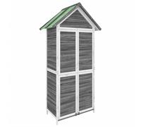 Garden Tool Shed Outdoor Tool Organiser Sentry Shed Solid Wood Pine vidaXL