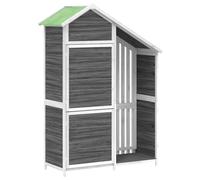 Garden Tool Shed Wooden Storage Cabinet Shed Tool Cabin Solid Wood Pine vidaXL