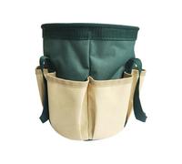 Garden Tools Bucket Bag - Oxford Cloth Gardening Tote with Multiple Pockets for Tool Storage