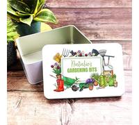 Garden Tools & Equipment Rectangle Personalised Gardening Tin Personalised Gift | Custom Gift | Personalized Tin | Personalised Tins | Gift For Her | Gift For Him