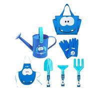 Garden Tools for Children,Rake for Loosening Planting Land,7 Pieces Children's Gardening Tools Set - For Balcony Patio Farm Nursery Children 3 to 8 Years