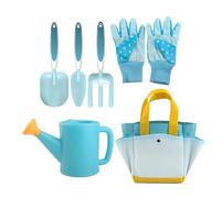 Garden Tools for Kids, 6 Pieces Educational Fun - Yard Tools for Kids - for Garden Outdoor Yard Spring Flowers Vegetables and Symbolic Play