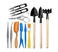 Garden Tools, Garden Planting Tool Set Gardening Bonsai Succulent Transplanting Miniature Fairy for Home Office