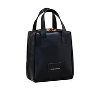 Garden Tote Makeup Bag 2024 New Premium Makeup Bag Fashion Multi Layer Portable Travel Makeup Bag PU Leather Makeup Bag (Black, One Size)
