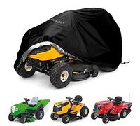 Garden tractor cover, Lawn tractor cover, 420D windproof, Rainproof, Dustproof, UVproof Oxford cloth tarpaulin (L264 x W100 x H130CM)