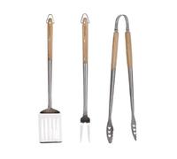 Garden Trading Barbecue Tool Set: Oak And Stainless Steel