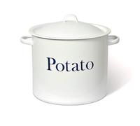 Garden Trading Enamel Potato Store White