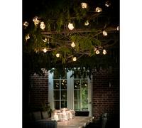 Garden Trading Festoon Classic Lights - Black - 20 Bulbs Pvc