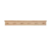 Garden Trading | Hambledon Peg Shelf | Oak Peg Shelf | WildBounds UK Large - 6 pegs