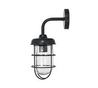 Garden Trading Harbour Wall Light - Carbon Crafted in Steel | H36 X W13.5 X D20cm