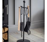 Garden Trading Jutland Fireside Fire Wood Burning Stove Companion Tool Set Black