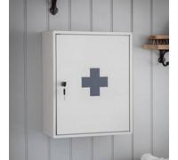 Garden Trading First Aid Wall Cabinet Crafted in Powder Coated Steel | H45 X W36 X D16cm