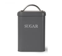 Garden Trading Original Sugar Canister Crafted in Powder Coated Steel | H20 X W12 X D12cm