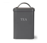 Garden Trading Original Charcoal Steel Tea Tin