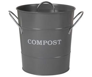 Garden Trading | Original Compost Bucket | Compost Bin | Charcoal 3.5L