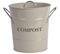Garden Trading | Original Compost Bucket | Worktop Compost Bin | Clay 3.5L