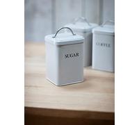 Garden Trading Original Sugar Canister Crafted in Powder Coated Steel | H20 X W12 X D12cm