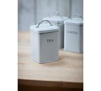 Garden Trading Original Tea Canister Crafted in Powder Coated Steel | H20 X W12 X D12cm