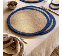 Garden Trading Placemat Set: 4 Yelford Jute Placemats, Natural