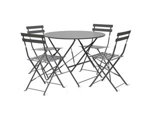 Garden Trading | Rive Droite Bistro Set | Patio Furniture | Carbon Large