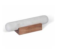 Garden Trading Rolling Pin: 27Cm Brompton Rolling Pin White, Marble