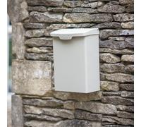 Garden Trading Shipton Clay Cream Letter Post Mail Box With Lock Wall Mounted