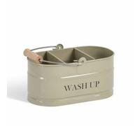 Garden Trading Sink Tidy: Powder Coated Steel Wash Up Tidy, Clay