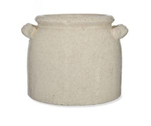 Garden Trading Utensil Pot: Ravello Utensil Pot With Handles, Ceramic