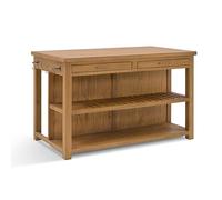 Garden Trading Walcote Kitchen Island Natural Wood