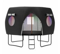 Garden Trampoline Tent Cover with Breathable Mesh Panels