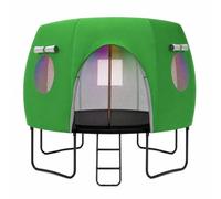 Garden Trampoline Tent Cover with Breathable Mesh Panels