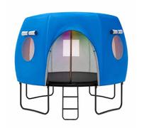 Garden Trampoline Tent Cover with Breathable Mesh Panels