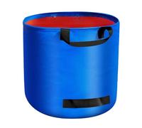 Garden Trash Bags - with Handles Reusable Foldable Storage | Heavy Duty Large Leaf Bags | for Garbage Waste, Grass Trimming, Outdoor Garden Cleaning, P