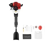 Garden Tree Digger, 52cc 2-stroke Petrol Powered Excavator Digging Machine with Shovel, 1900w 6500r/min Portable Tree Excavator for Garden Farm and Home