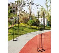 Garden Trellis Arch Arbor Plant Stand - Robust Metal Pergola for Outdoor Wedding Decoration and Climbing Plants