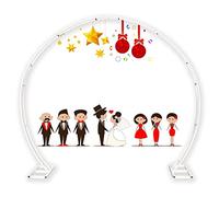 Garden Trellis Arch for Climbing Plants, Sturdy Wedding & Party Decoration, Ideal for Pergola Arbour Archway