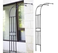 Garden Trellis Arch Support for Climbing Plants, Weather Resistant Half Arch Vine Support