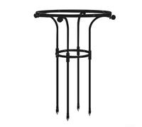 Garden Trellis for Climbing Plants - Metal Obelisk Plant Support Tower with Umbrella Top - Vertical Grow Structure for Indoor Outdoor Use - Black(65CM)