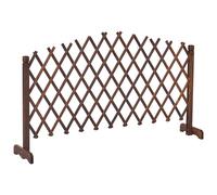 Garden Trellis PAVAROLO Extendable Dark Brown