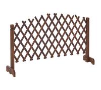 Garden Trellis PAVAROLO Extendable Dark Brown