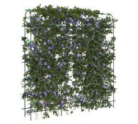 Garden trellis U-shape green 181x31x182.5cm steel PE-coated climbing aid durable