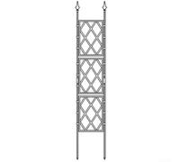 Garden Trellis Vertical Plant Rack with Diamond Grid Design for Indoor and Outdoor Use, Ground Mounted Structure for Vertical Gardening and Space Optimization (30cm*180cm)